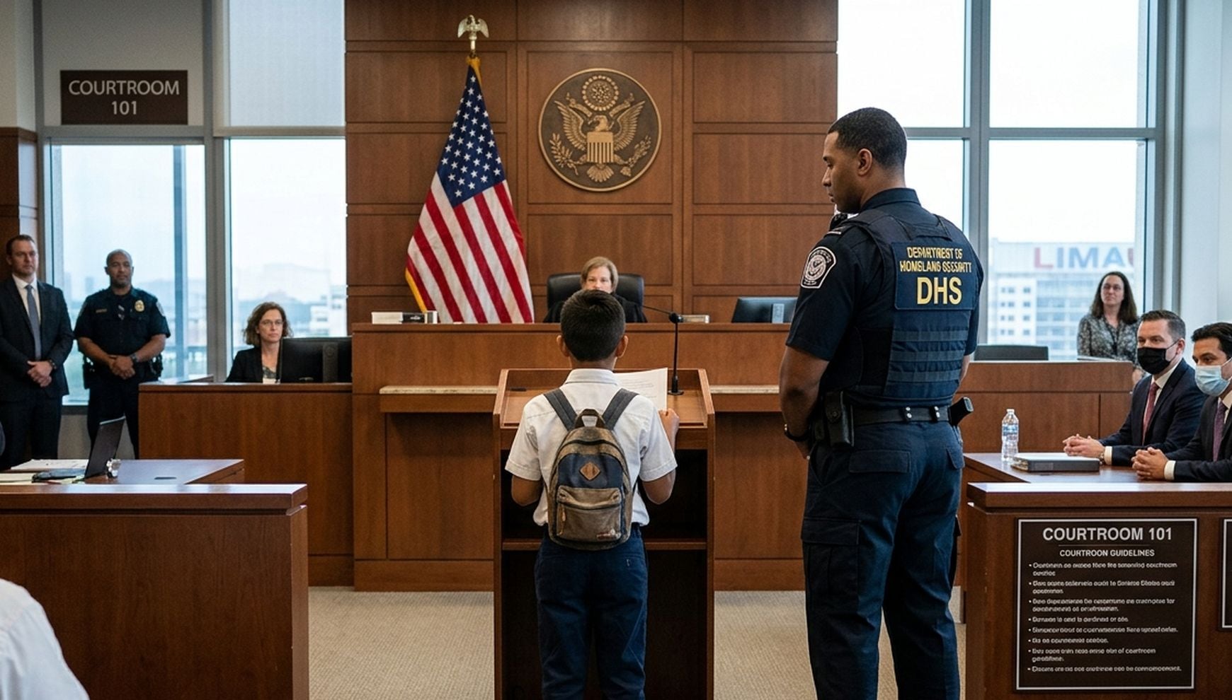 No todos los menores inmigrantes pueden acceder a la propuesta del DHS (Foto: Imagen creada por Gestión MIX usando Gemini)