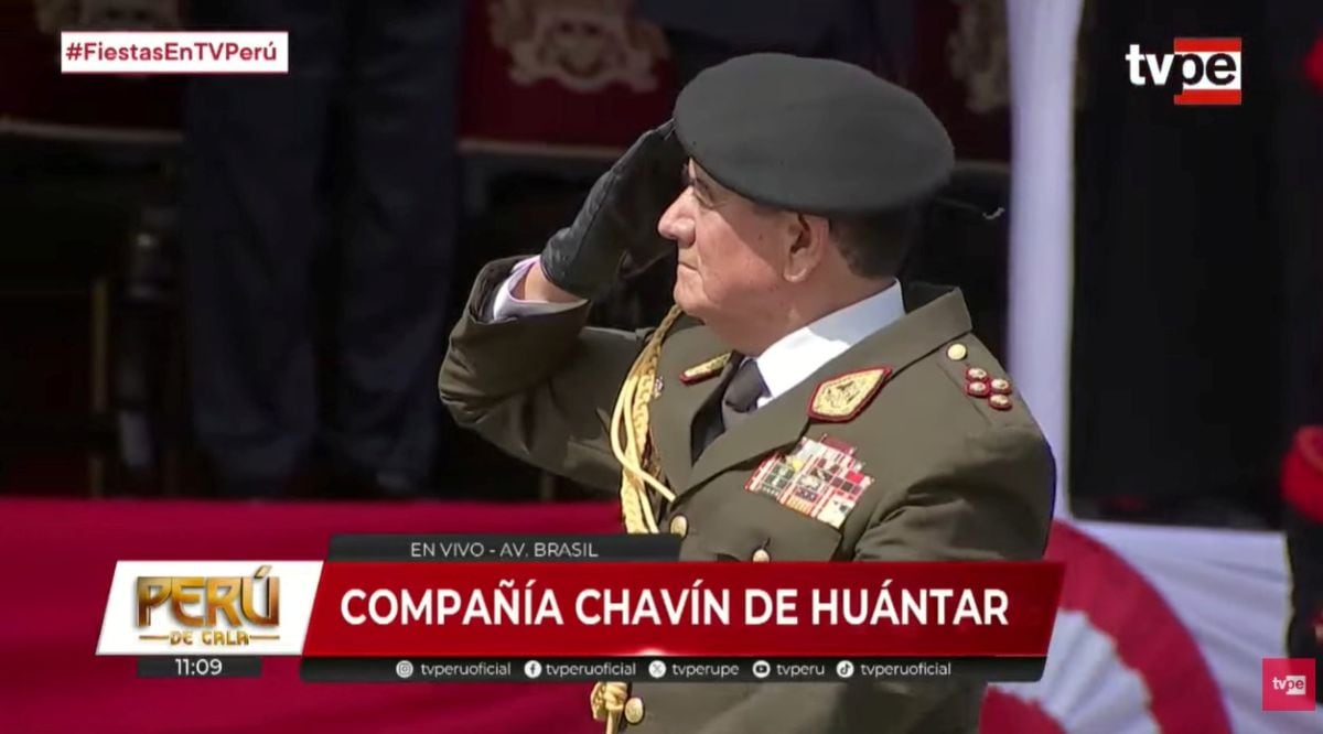 José Williams, exparlamentario y excandidato presidencial, integró la delegación de la Compañía Operación Chavín de Huántar. Foto: Captura TVPerú.