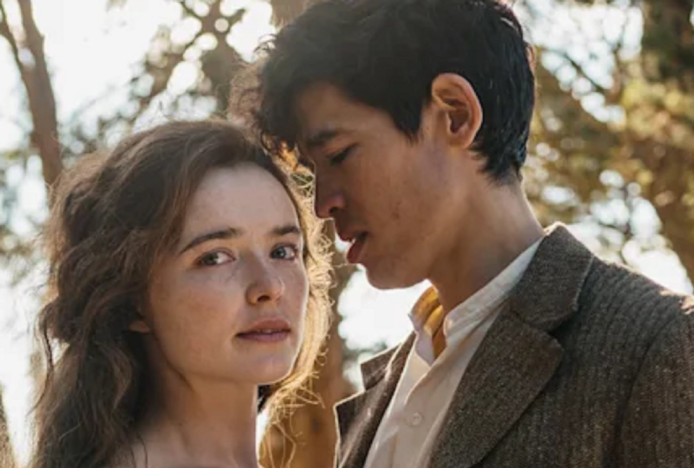 Philippa Northeast asume el papel de Sybylla Melvyn y Christopher Chung asume el papel de Harry Beecham en la miniserie australiana "Mi brillante carrera" (Foto: Netflix)