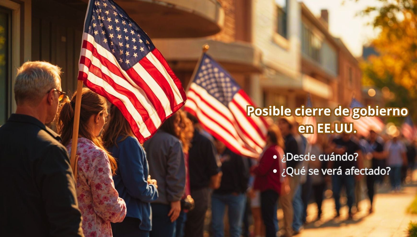 El país ya vivió en 2025 el cierre más largo de su historia; ahora, un nuevo bloqueo presupuestario vuelve a poner en jaque a millones de ciudadanos (Foto: IA de Freepik)