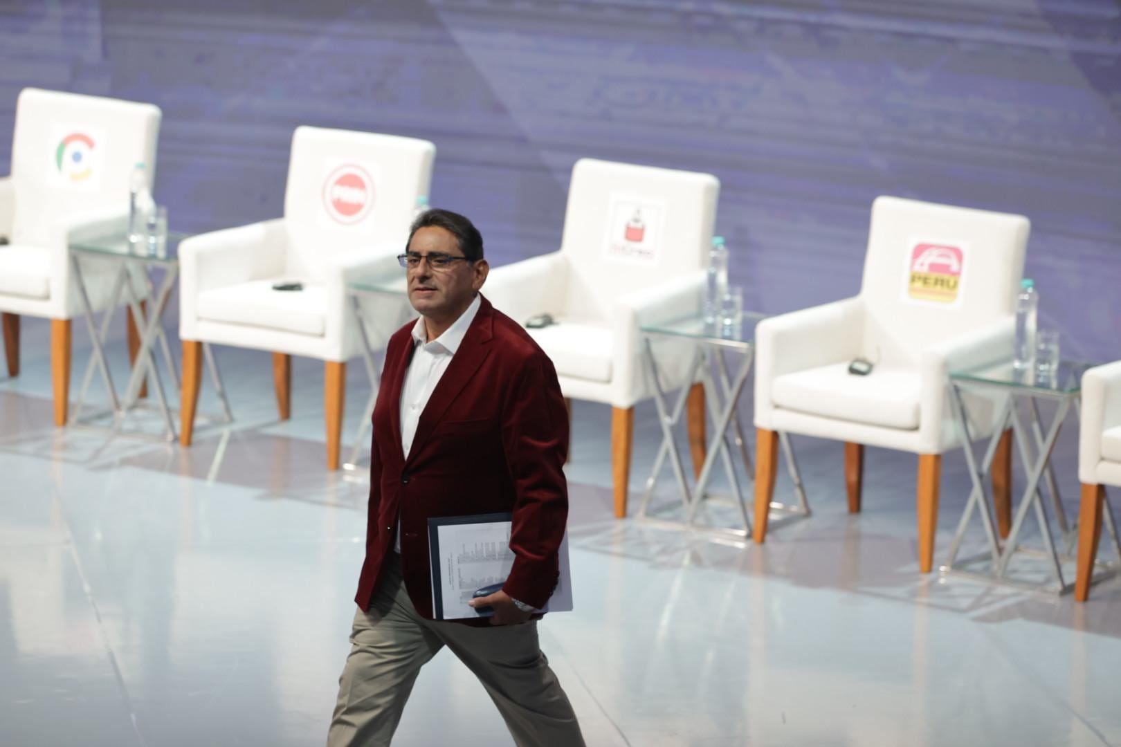 Debate electoral JNE |Candidatos asisten al Centro de Convenciones en San Borja, para participar del cuarto día de debate electoral de cara a las elecciones presidenciales 2026. Fotos: Hugo Perez / @photo.gec