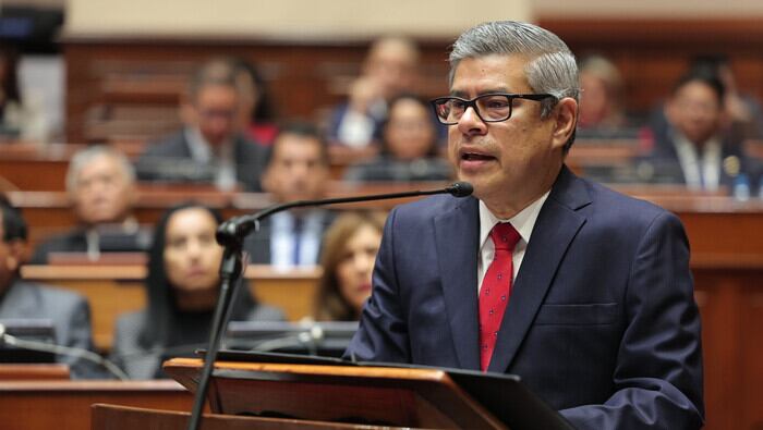Premier Galarreta inicia diálogo con bancadas de la Cámara de Diputados para explicar proyecto de delegación de facultades legislativas. Foto: PCM.