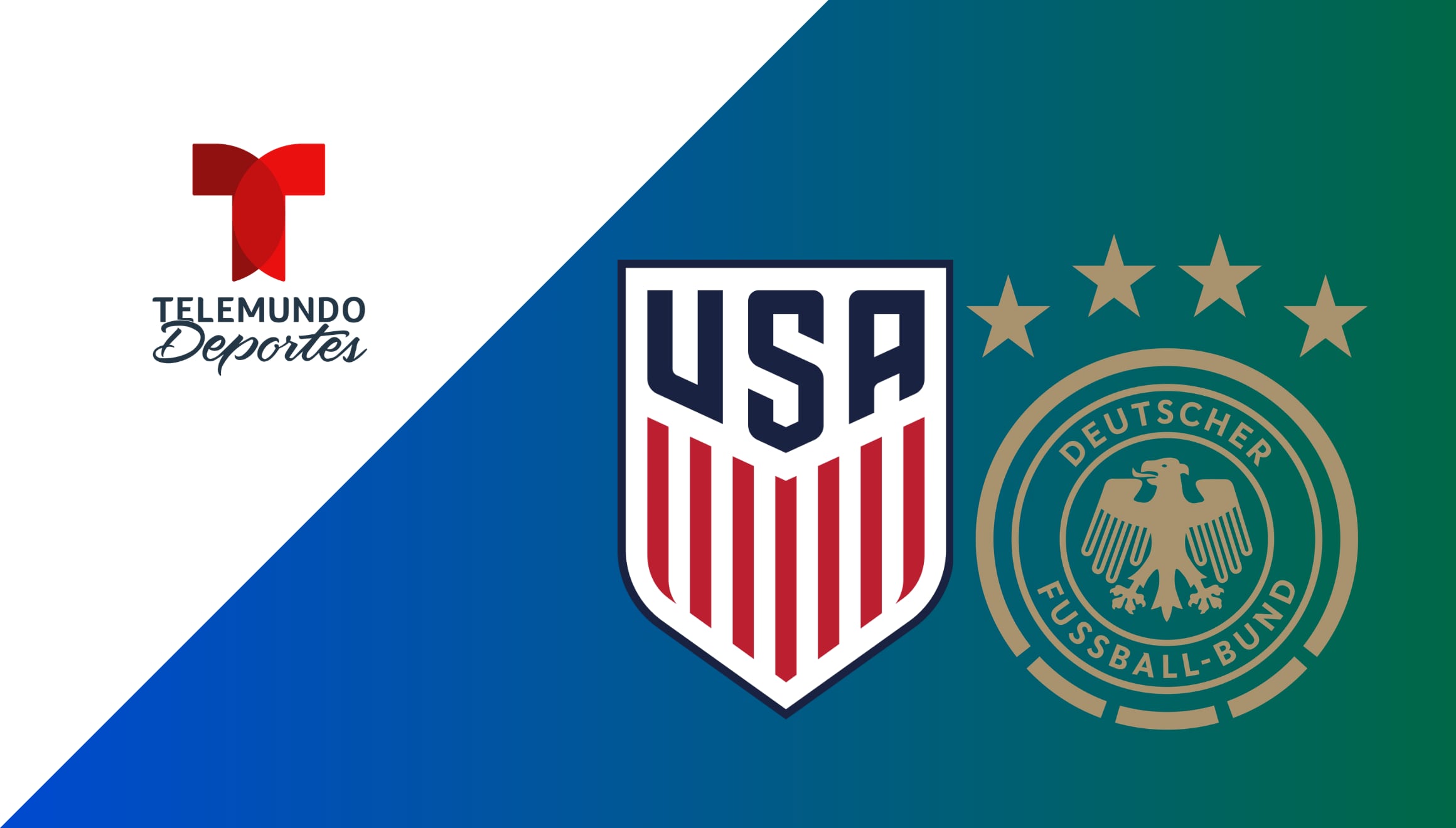 Vea el partido de Estados Unidos (USMNT) vs. Alemania gratis en televisión abierta y Canal 5 online. Siga la transmisión oficial de Telemundo Deportes en vivo por internet para toda la afición en el país. | Crédito: Composición Gestión Mix