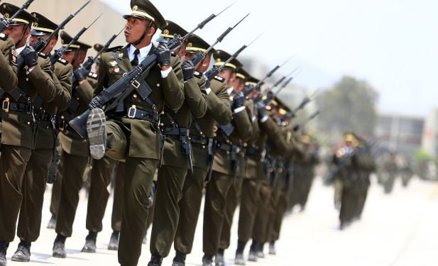 El patrón de camuflaje del uniforme de campaña único (UNIPAT) pertenece al Ejército del Perú. Su uso sin autorización está prohibido. (Foto: Archivo GEC)