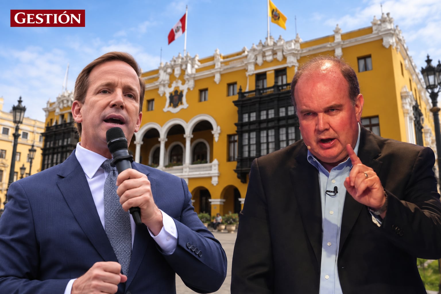 ¿En qué condiciones financieras se dará el cambio de gestión municipal? | Fotocomposición: Gestión con fotos de Andina