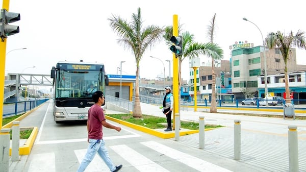 Metropolitano realiza pruebas en nuevo recorrido. Foto: gob.pe