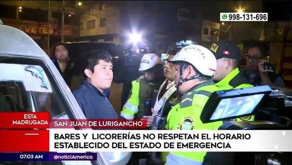 Bares y Licorerías no acatan medida de estado de Emergencia porque "son afectados en el 90% de sus ganancias". Foto: América TV