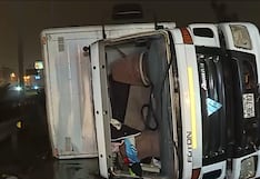 Panamericana Sur: volcadura de camión causa congestión vehicular