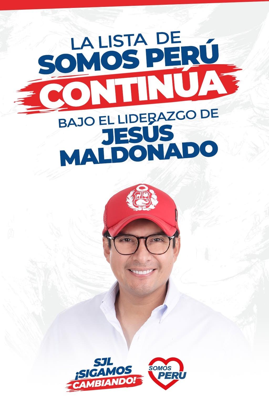 Renuncia candidato a la alcaldía de SJL y Jesús Maldonado queda como principal figura de la lista. Foto: Somos Perú - SJL.