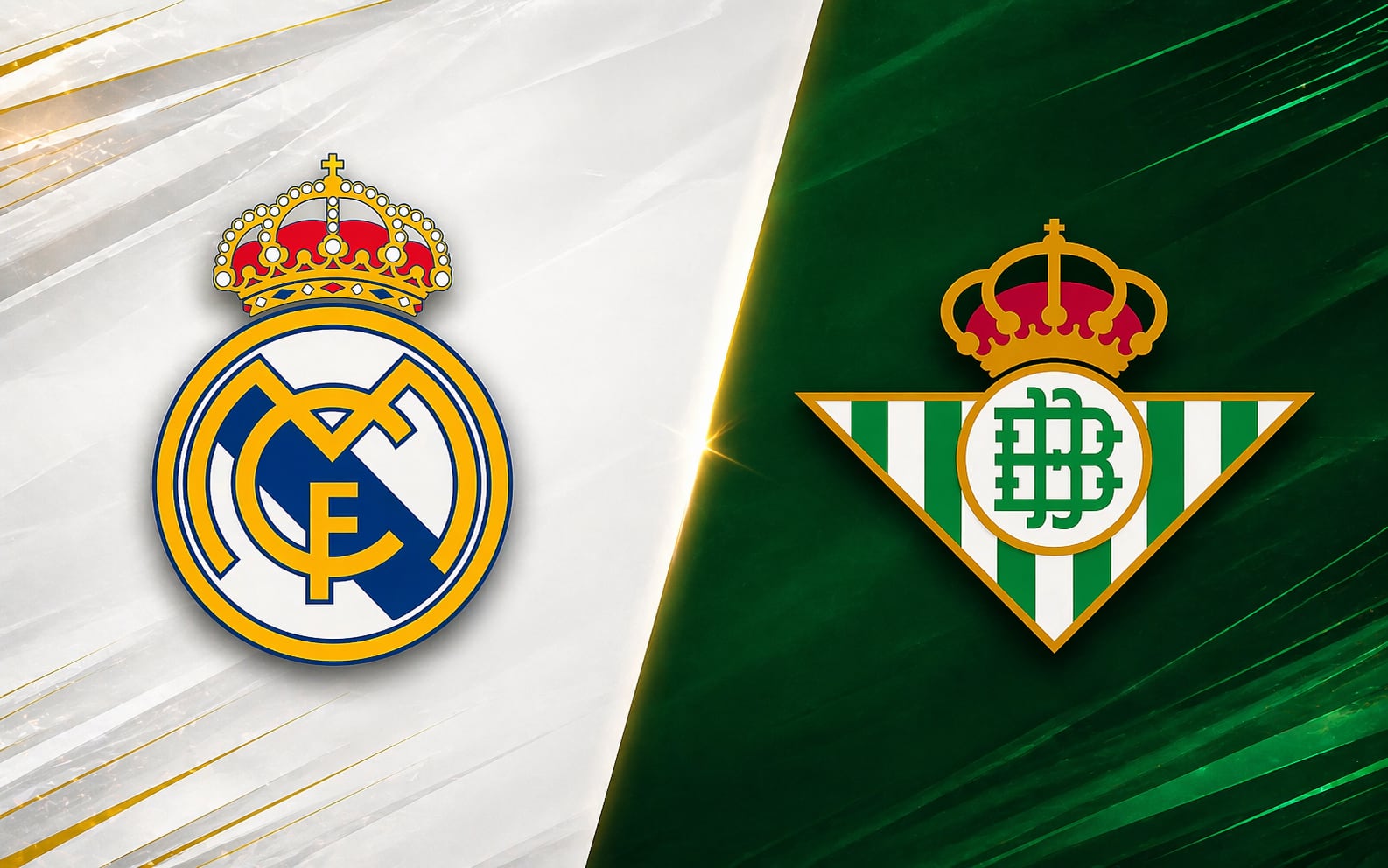 Betis y Real Madrid se enfrentarán en el Estadio Benito Villamarín este viernes 24 de abril (Imagen hecha por Gestión con apoyo de la IA Chat GPT)