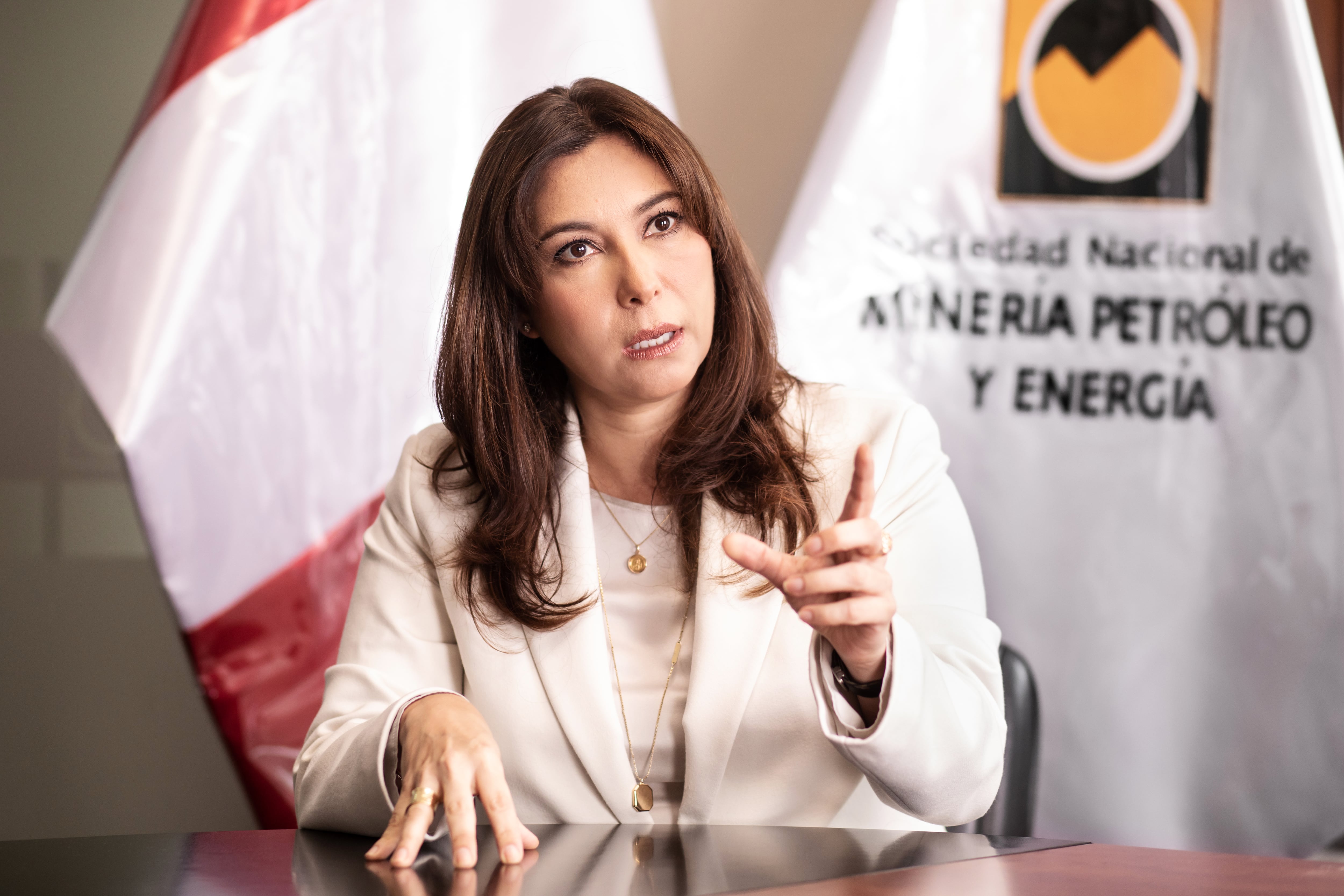Angela Grossheim, directora ejecutiva de la SNMPE, advierte los riesgos que genera el dictamen aprobado en la Comisión de Energía y Minas del Congreso