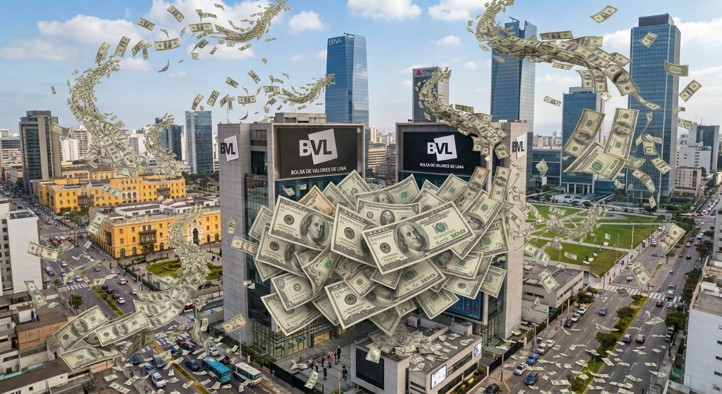 Utilidades de las empresas en la BVL crecen, pero la evolución es dispar por sector. Una compañía en especial lidera por lejos las ganancias. (Imagen: Gemini)