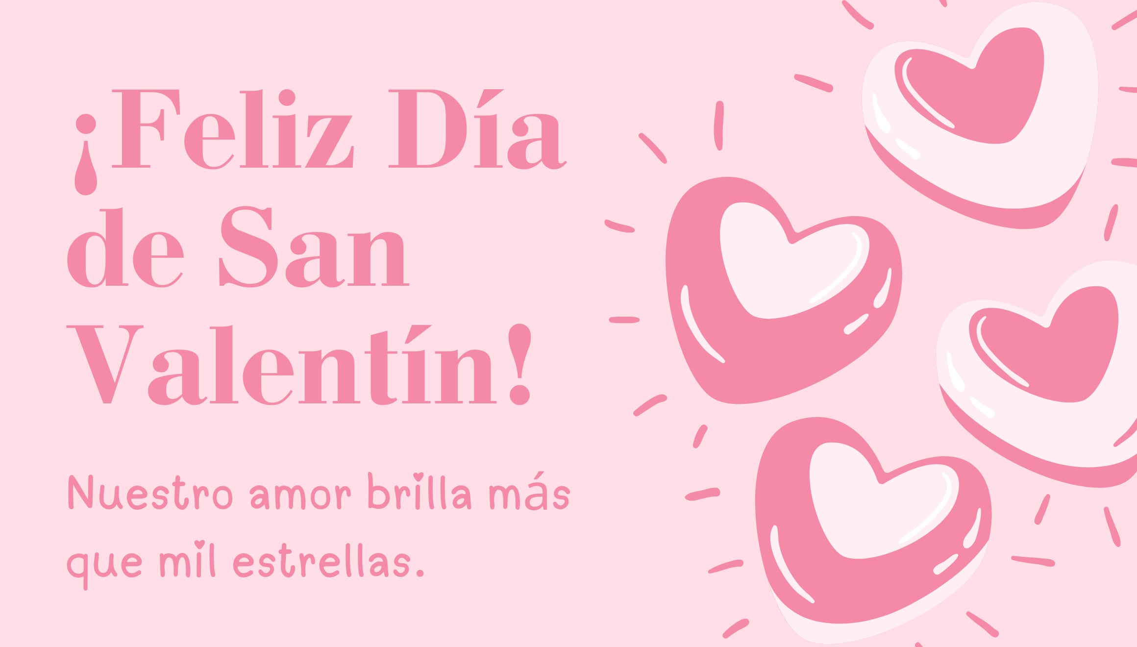 Nuestro amor brilla más que mil estrellas. | Crédito: canva.com / Composición Gestión Mix