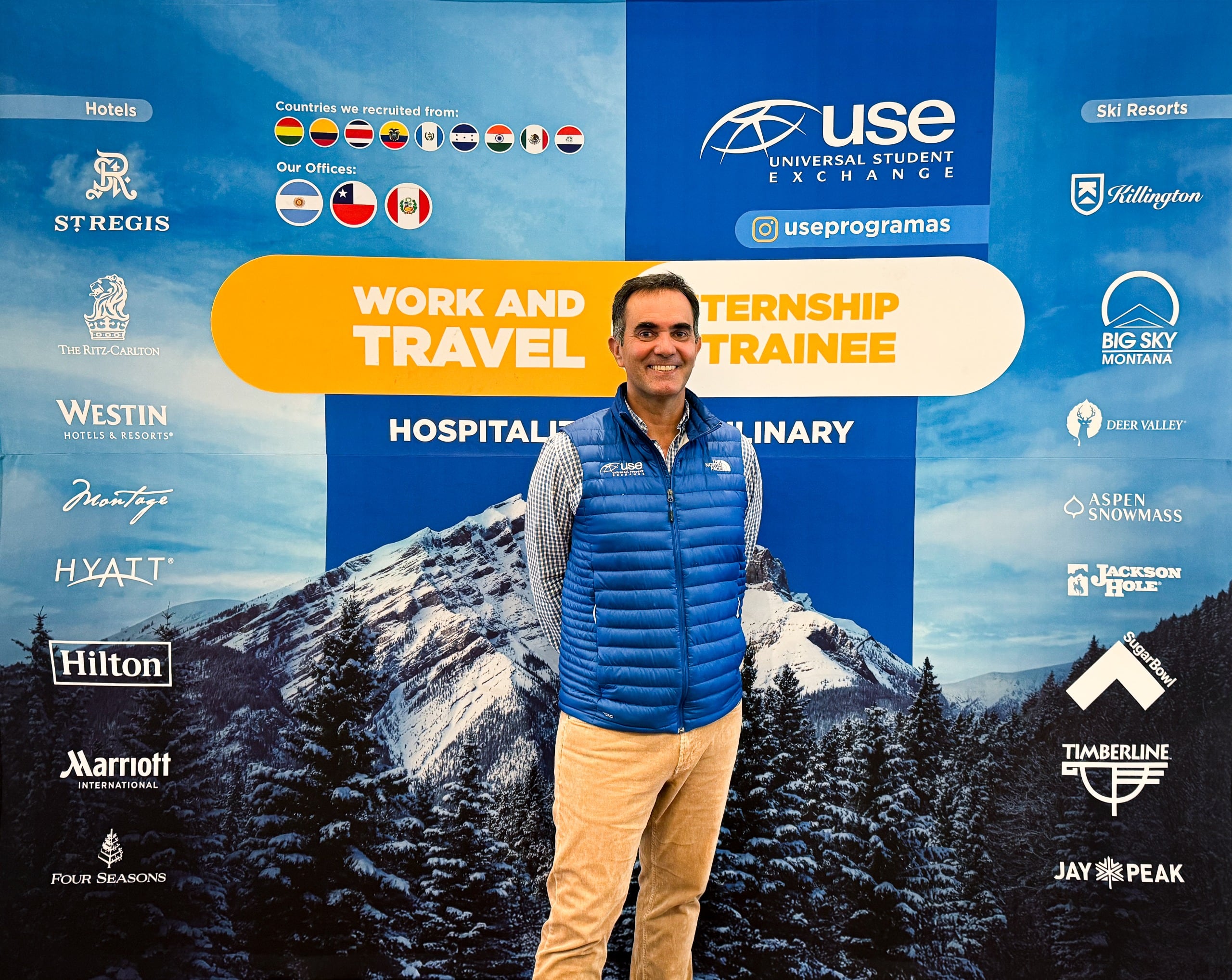 Rafael Espinoza, CEO de Universal Student Exchange (USE), señaló que Perú representa alrededor del 7.3% de los participantes del programa Work and Travel a nivel mundial y que la demanda dependerá de las necesidades de contratación de empleadores estadounidenses. Foto: USE