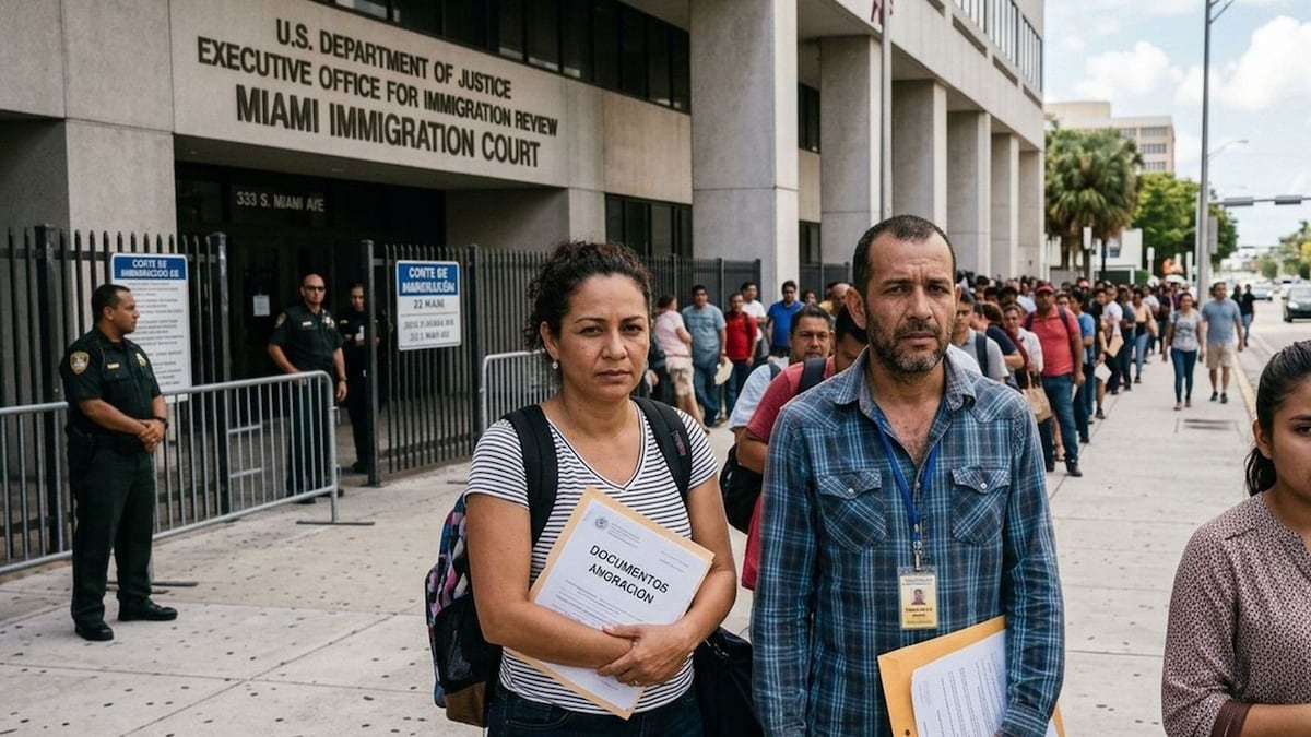 Atención migrantes en Miami: las audiencias son presenciales desde el 8 de septiembre y faltar tiene consecuencias