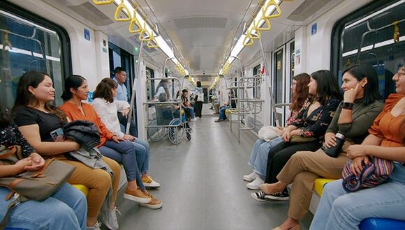 Usuarios de Ate, Santa Anita y El Agustino prefieren viajar en el primer tren subterráneo del país entre el mercado Santa Anita y la vía de Evitamiento. según encuesta informó ATU.  (Foto: Gobierno del Perú)