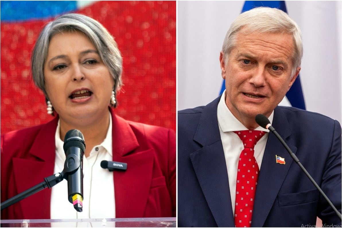 La izquierdista Jeannette Jara y el ultraderechista José Antonio Kast pasaron a la segunda vuelta de las elecciones presidenciales en Chile. (Fotos: AFP).