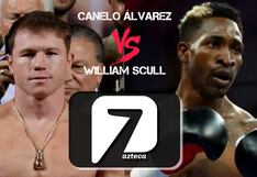 Canal 7 y Azteca Siete transmitieron la pelea Canelo vs. Scull por TV abierta y Online