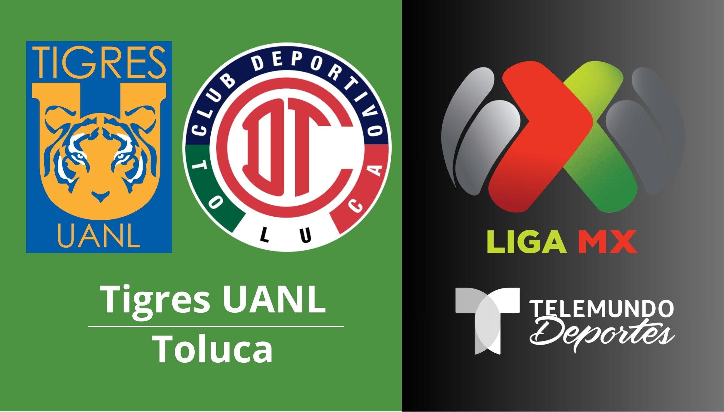 Telemundo Deportes transmite la final entre Tigres vs Toluca EN VIVO ONLINE 11 de diciembre por el Torneo Apertura de la Liga MX. (Foto: Composición Gestión Mix)