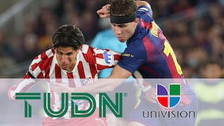 Univisión Deportes y TUDN televisaron FC Barcelona 1-2 Atlético Madrid desde USA por Champions League