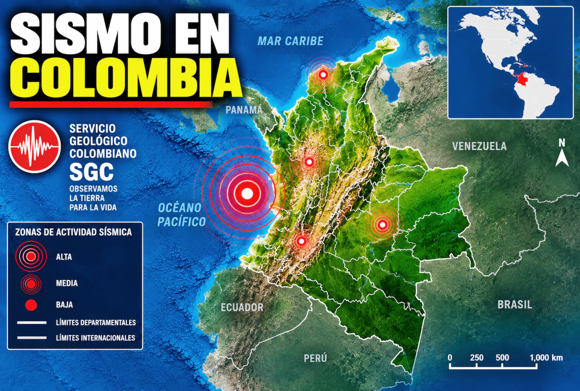 BOGOTÁ (COLOMBIA), 09/09/2026.- Te compartimos los datos sobre dónde y a qué hora fueron registrados los últimos temblores en Colombia este miércoles 9 de septiembre, así como su magnitud, profundidad y epicentro, según el reporte del Servicio Geológico Colombiano (SGC). FOTO DE NOÉ YACTAYO CON DATOS DEL SGC DE COLOMBIA