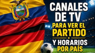 ¿En qué canal pasan el Ecuador vs. Alemania por la Copa Mundial de la FIFA 2026?