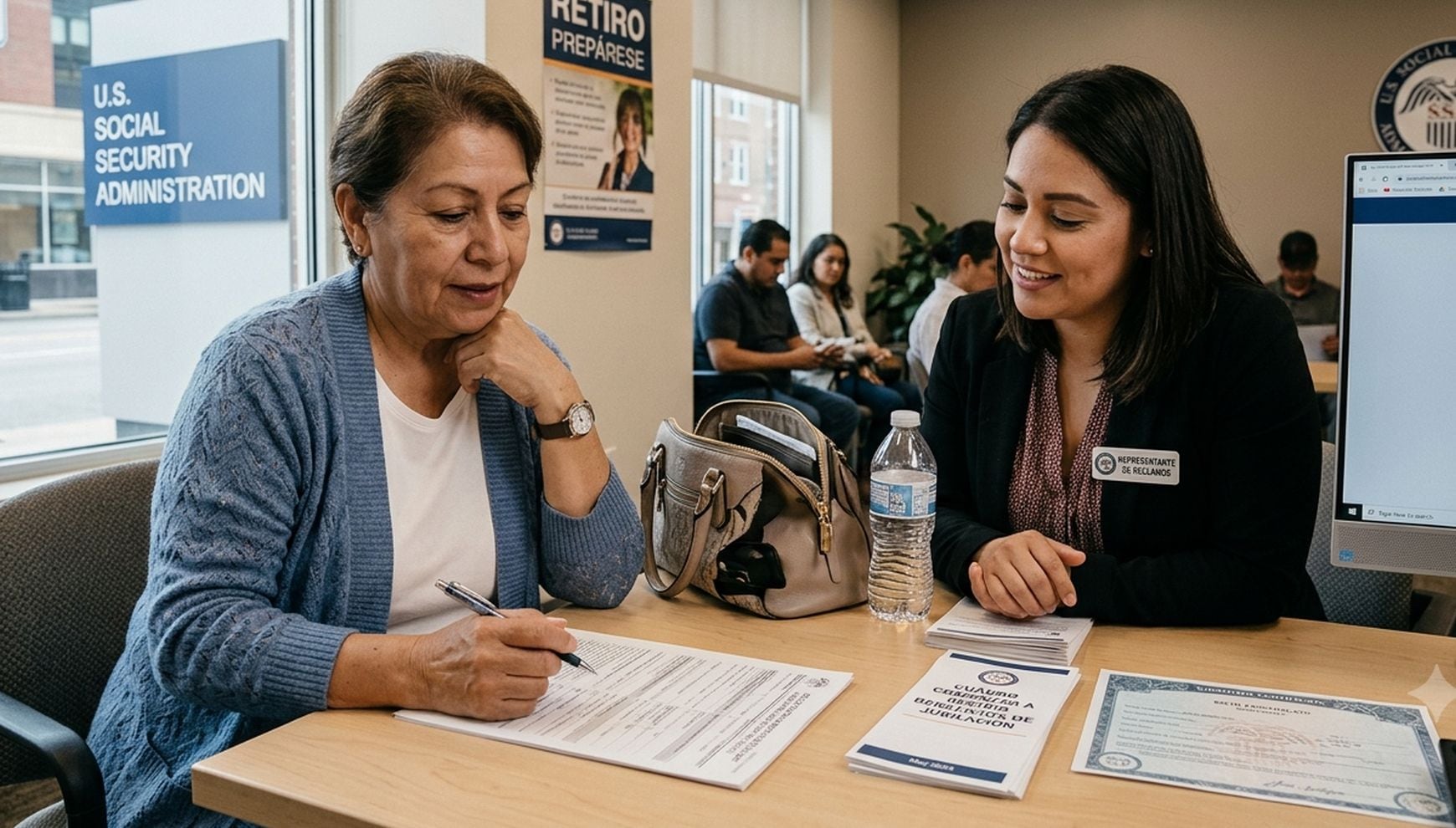Si ya cumpliste la edad de retiro y tienes al menos 10 años de trabajo reportado, puedes empezar a recibir un pago mensual del Seguro Social (Foto: Imagen creada por Gestión MIX usando Gemini)