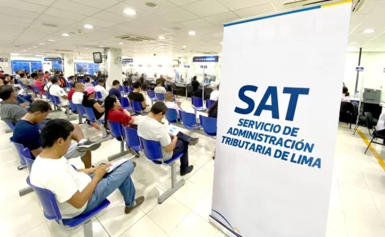 El SAT en Lima, hoy se encarga de cobrar tanto el impuesto predial como arbitrios mediante bancos autorizados y también billeteras digitales. (Fuente: SAT)