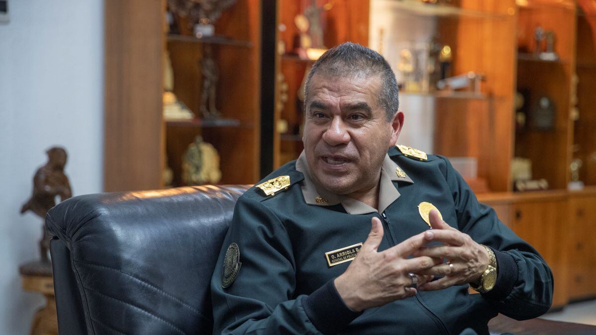 Óscar Arriola dejará el cargo de comandante general de la Policía Nacional del Perú
