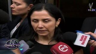 Nadine Heredia: "No he tenido ningún tipo de decisión trasladada a ningún ministro"
