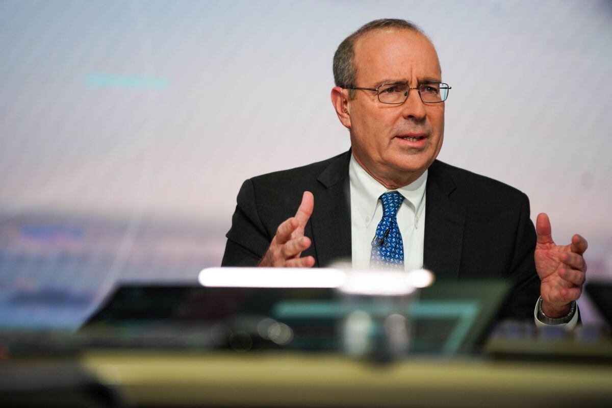 Thomas Barkin, presidente del Banco de la Reserva Federal de Richmond, durante una entrevista en Nueva York, EE.UU., el jueves 8 de febrero de 2024. Foto: Bloomberg