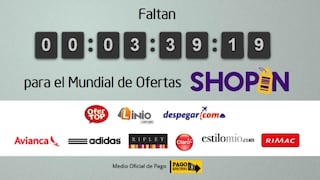 Shopin Day espera ventas por S/. 6 millones con Mundial de Ofertas