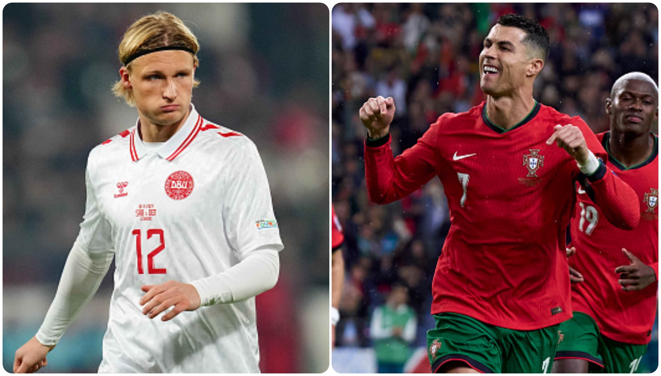Portugal vs. Dinamarca se miden este jueves 20 de marzo por la ida de los cuartos de final de la Liga de Naciones de UEFA. (Foto: Getty Images)
