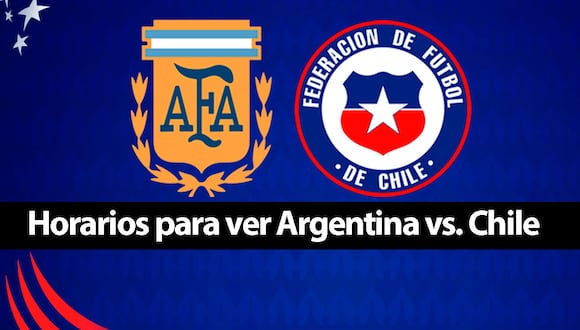 Revisa las horas por país para ver a la Selección Argentina contra Chile en el MetLife Stadium, por la segunda fecha del Grupo A de la Copa América 2024. (Foto: Composición Mix)
