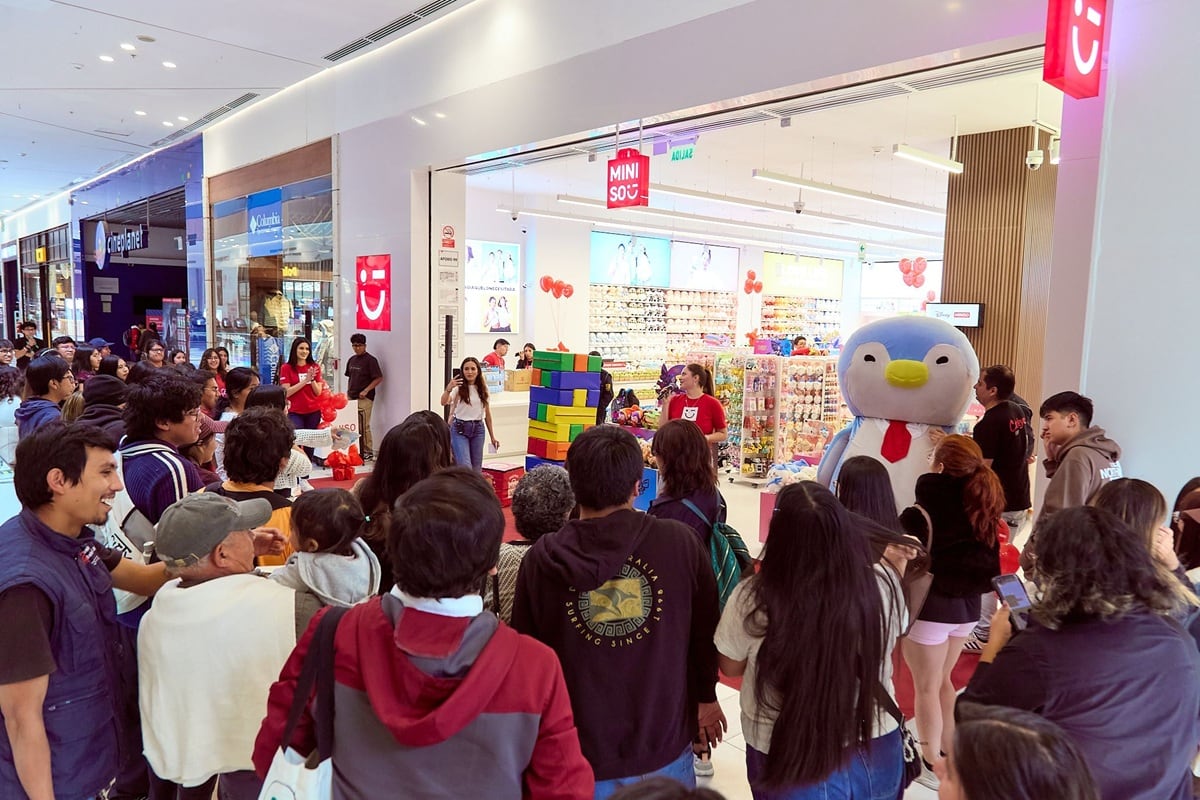 La cadena continuará priorizando locales ubicados en centros comerciales de alto flujo. (Foto: Miniso Perú)