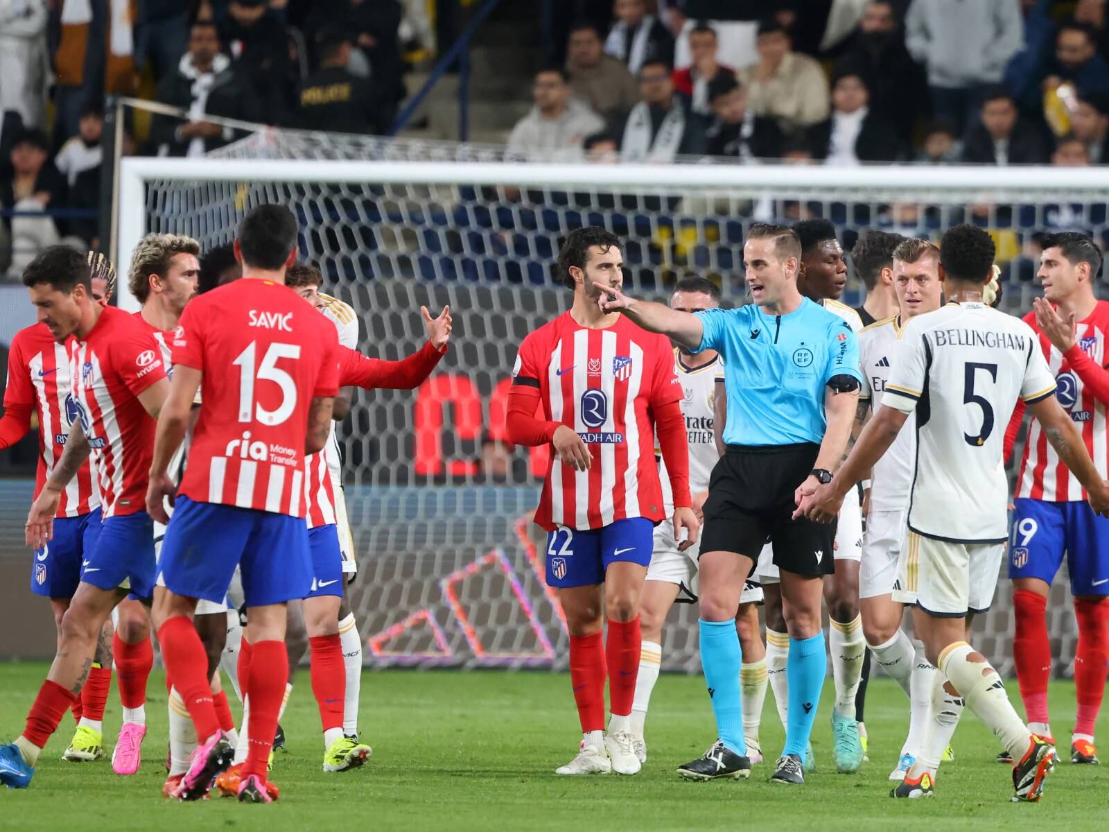 El derbi entre Atlético Madrid y Real Madrid promete ser uno de los mejores partidos de la Copa del Rey 2024 por la gran rivalidad que existe entre ambos. (Foto: AFP)