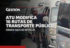 ATU modifica 16 rutas de combis y cústers para reordenar el transporte urbano: ¿Cuáles son?