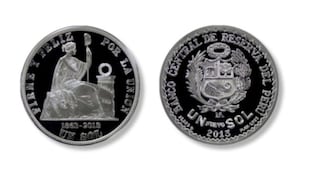 El BCR puso en circulación monedas de plata por aniversario del sol