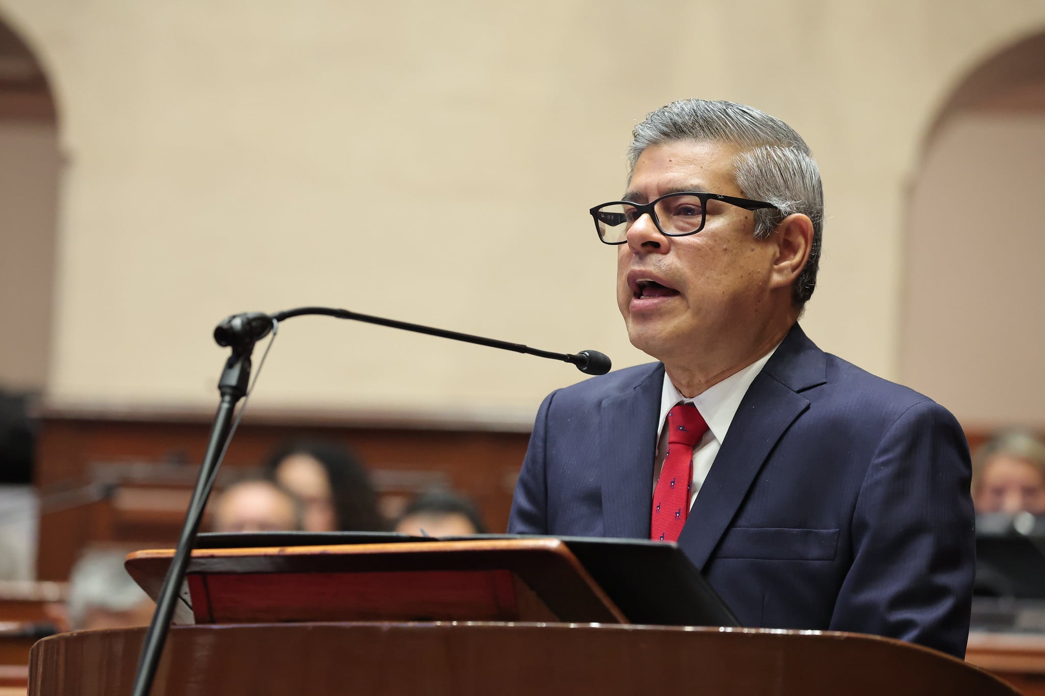 Luis Galarreta negó divisiones al interior del Gobierno y de Fuerza Popular. (Foto: Congreso)