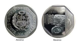 El BCR presentó nueva moneda de S/. 1 alusiva a la "Ciudad Sagrada de Caral"