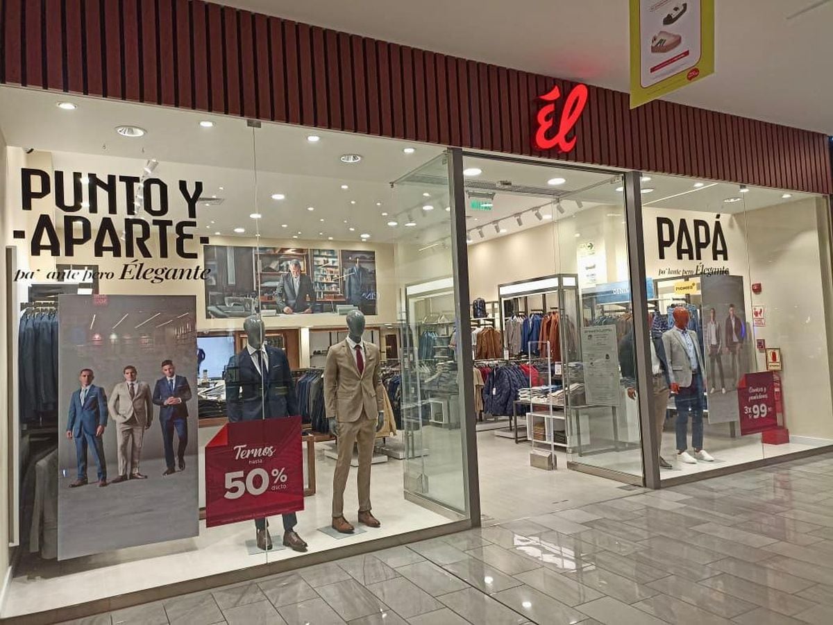 Nueva tienda de moda masculina Él, inaugurada en el Mall Aventura de San Juan de Lurigancho.