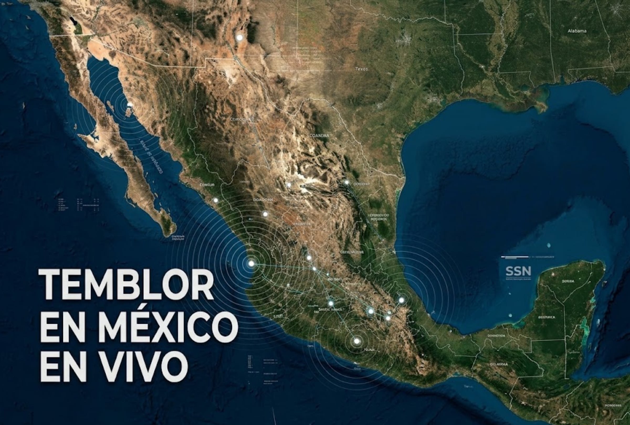Consulta por el último temblor en México que se realizó hoy. Revisa el reporte del SSN sobre el epicentro y magnitud del sismo registrado. (Foto: Imagen creada por MIX de Gestión utilizando la IA de Gemini).