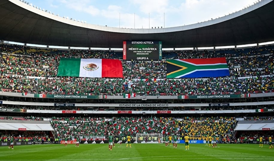 El Estadio de la Ciudad de México recibe el choque inaugural entre México y Sudáfrica por el Grupo A. (Foto: Gemini)