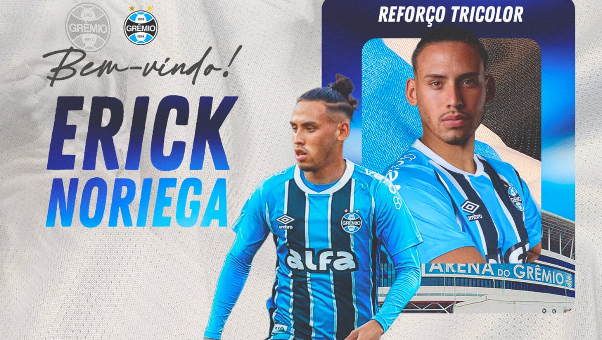 El traspaso de Erick Noriega, de 24 años, a Gremio de Brasil se cerró en US$ 1.8 millones. Alianza Lima fichó al peruano de Comerciantes Unidos a precio cero, pues el defensa/volante rescindió contrato. (Foto: Gremio)
