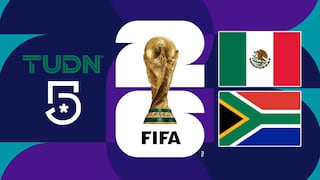 Canal 5 (TUDN) transmitió el partido México 2-0 Sudáfrica por el Mundial 2026