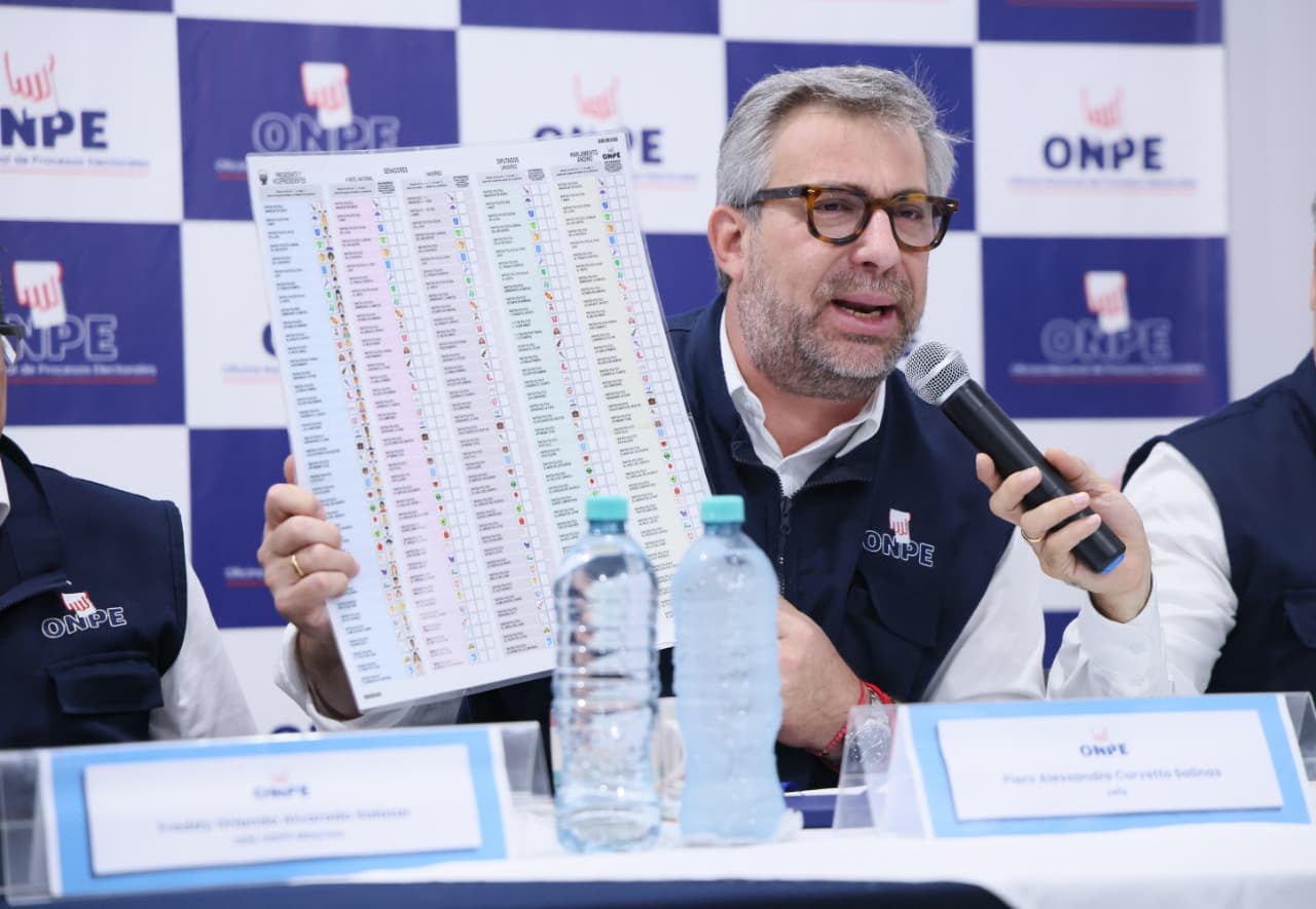 Piero Corvetto, jefe de la Oficina Nacional de Procesos Electorales (ONPE). (Foto: Difusión)