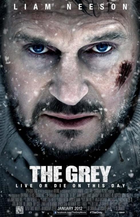 El póster de "The Grey", película del director Joe Carnahan que se desarrolla a lo largo de 117 minutos de metraje (Foto: Entertainment One)