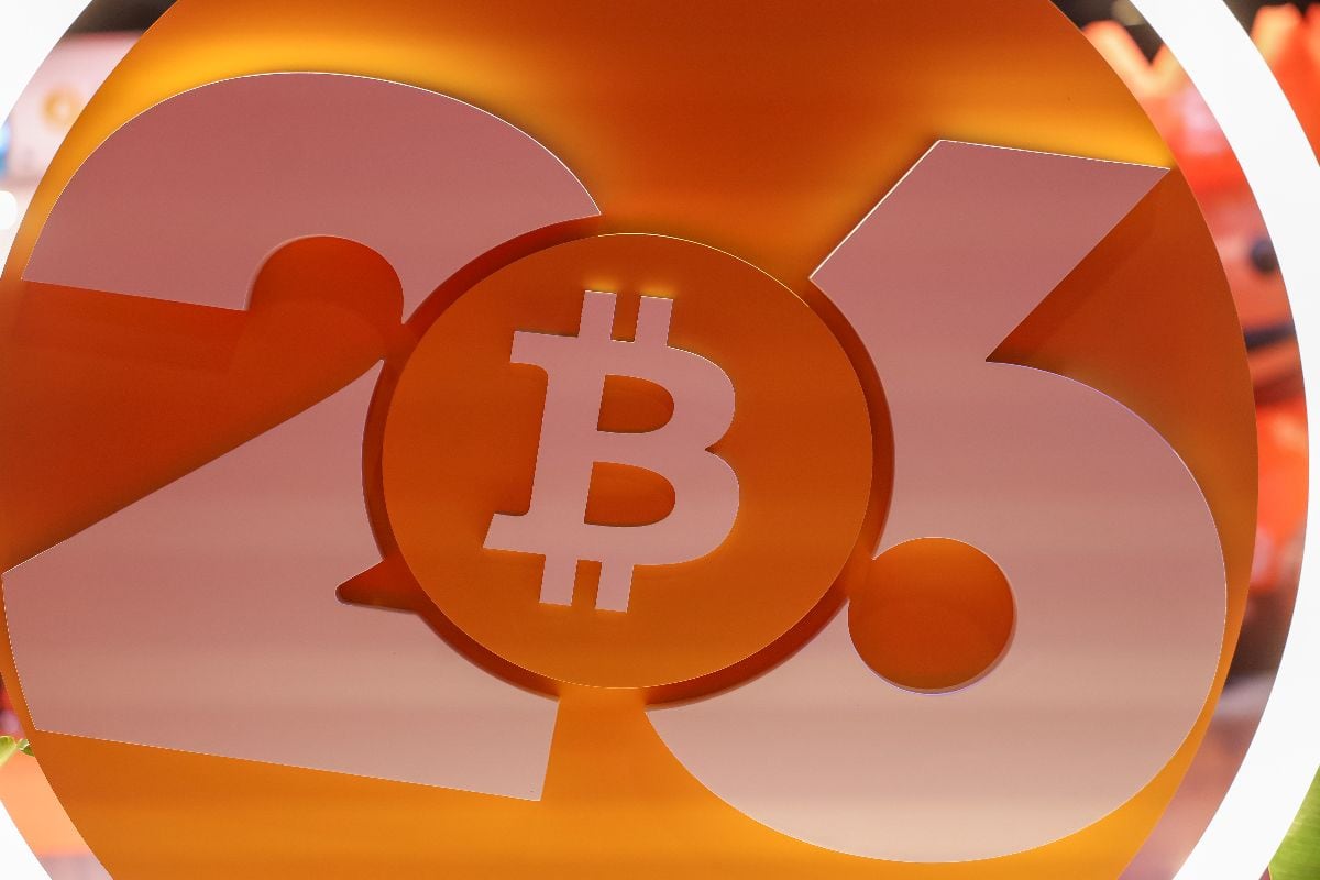Una estatua de Bitcoin se exhibe durante la conferencia Bitcoin 2026 en Las Vegas, Nevada (EE.UU.), el martes 28 de abril de 2026. Fotógrafo: Ian Maule/Bloomberg.