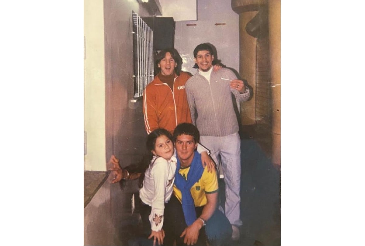 Los cuatro hermanos Messi (Lionel, Matías, Sol y Rodrigo) aparecen juntos en esta foto que Jorge Messi compartió en su cuenta de Instagram. | Crédito: jorge.sole / Instagram
