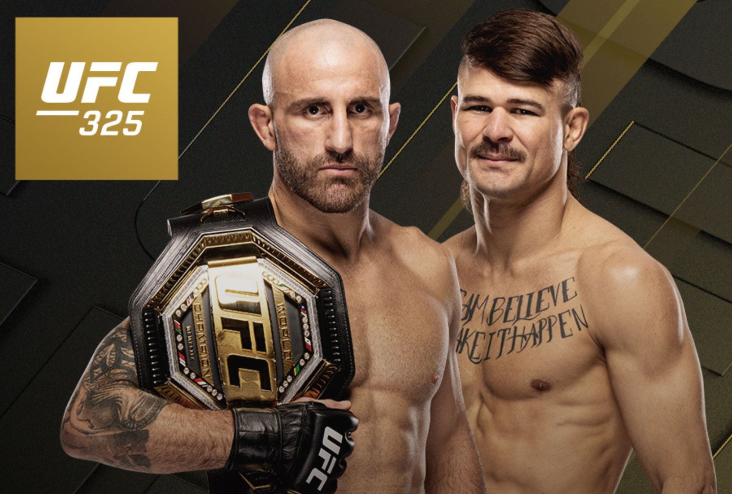 Este sábado 31 de enero el Qudos Bank Arena de Sídney será el escenario del UFC 325, donde Alexander Volkanovski defenderá el campeonato de peso pluma ante el ascendente Diego Lopes. (Foto: UFC oficial)